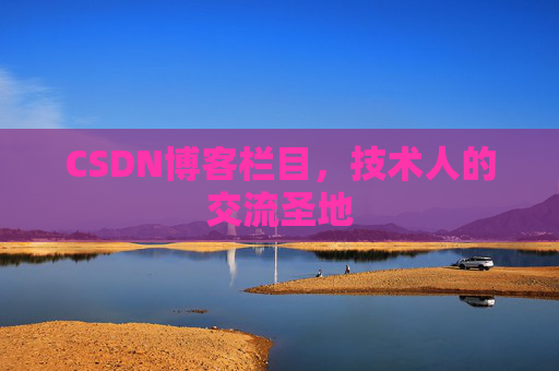 CSDN博客栏目，技术人的交流圣地